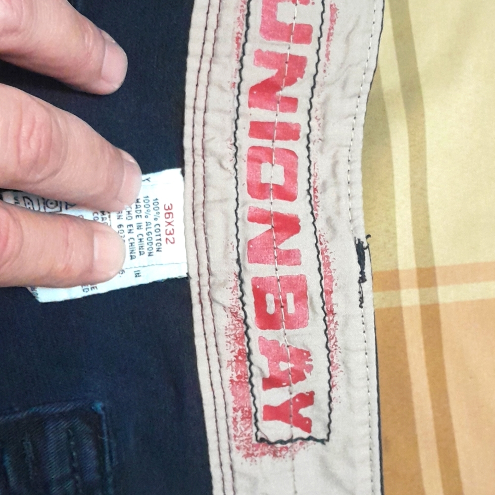 Men's Union Bay cargo pants 36x32 black